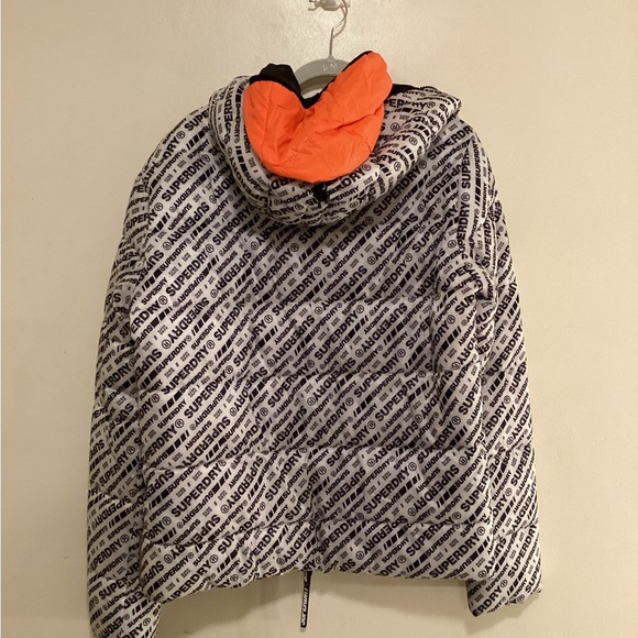 Superdry | White Street Line Puffer Coat - Men - Picture 13 of 15